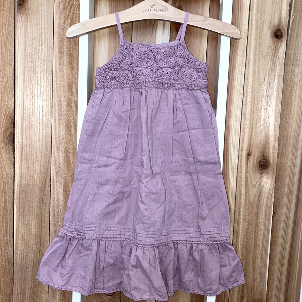 Gap Long Dress w/Crochet Insert Sz 2T